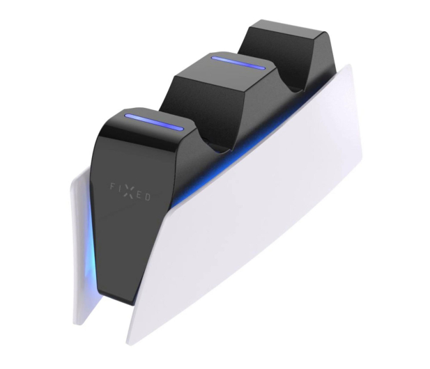 FIXED Dual Charger Stand do PS5 controller, black and white - 1484703 - zdjęcie